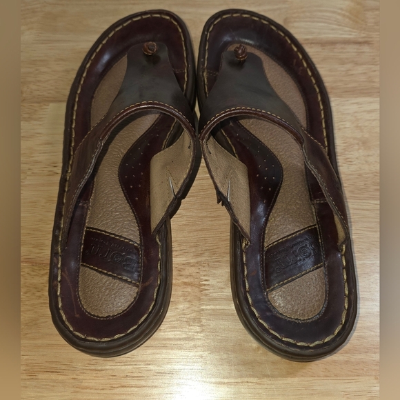 Born Hand Crafted Leather Thong Sandals Size 9 - Picture 6 of 9
